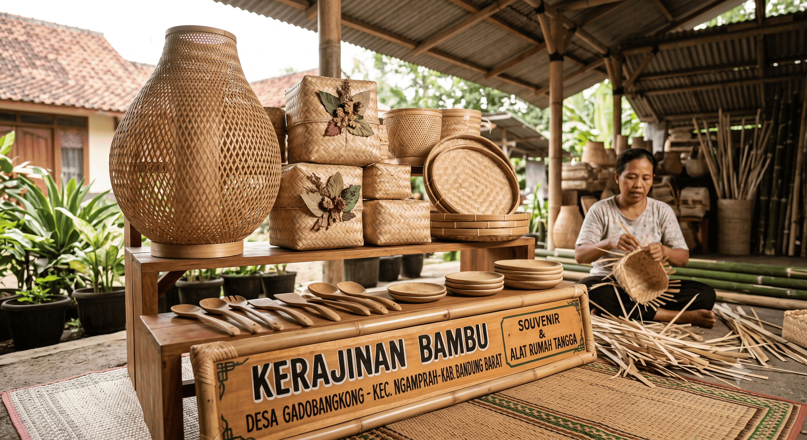 Kerajinan Bambu "Bambu Lestari"