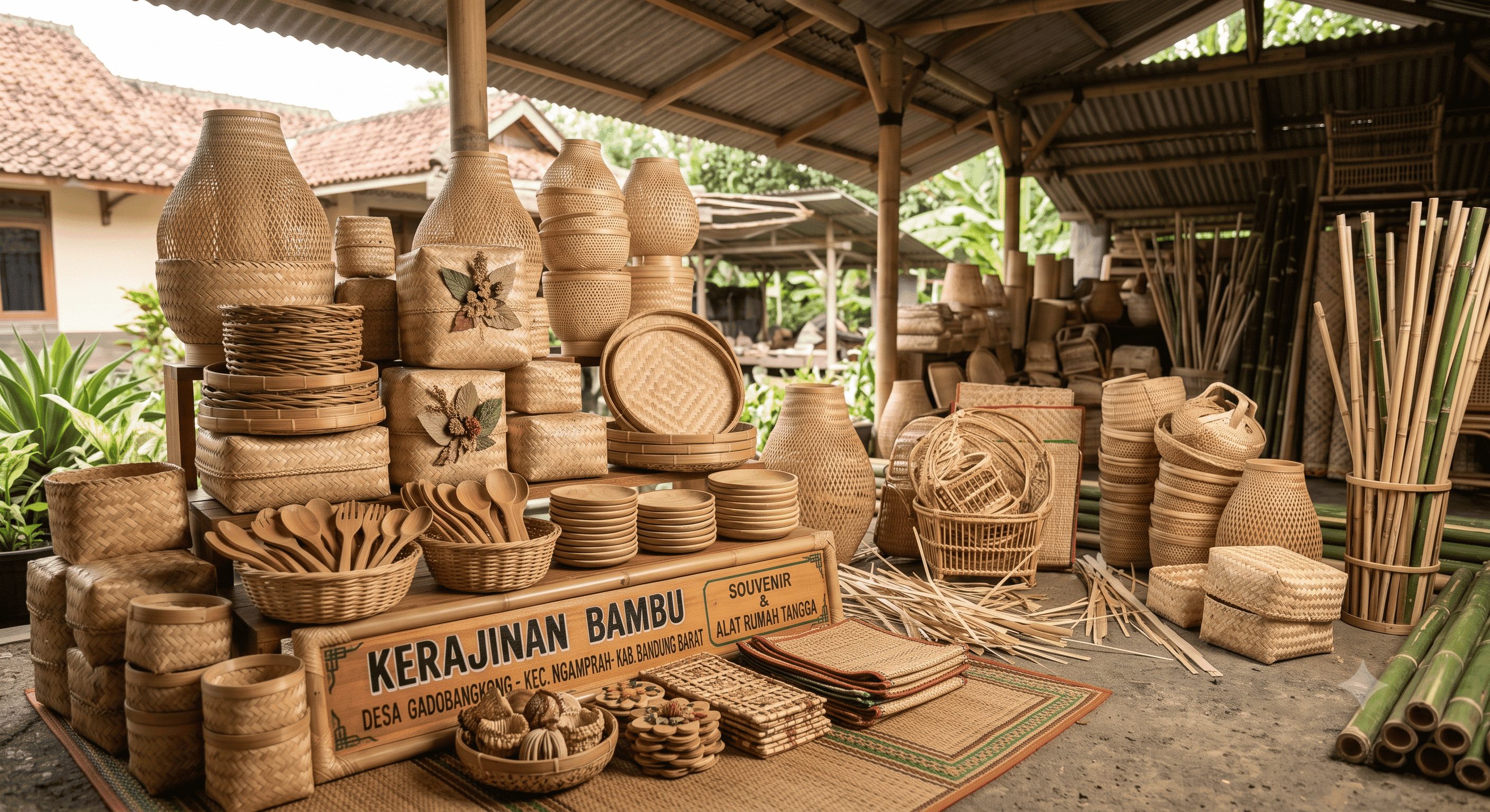 Kerajinan Bambu "Bambu Lestari" - Foto 1